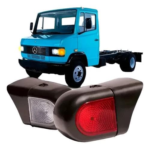 Par Lanterna Teto Mercedes 710 709 910 912 Caminhao Mb